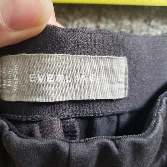 Everlane The Dream Pant Elastic Waist Pull On Career Casual Gray Size‎ 6 - Picture 8 of 11